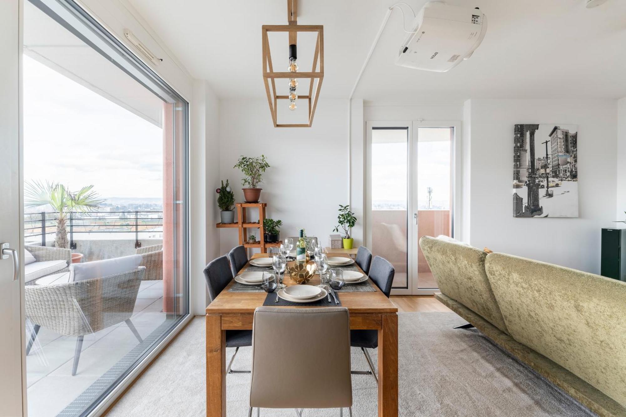 Edler Wohnraum Panoramablick 3 Sz Boxspringbetten, E-Ladestation, Kaffeevollautomat, Klima, Lift, Terrasse & 2Xtg 그라츠 외부 사진