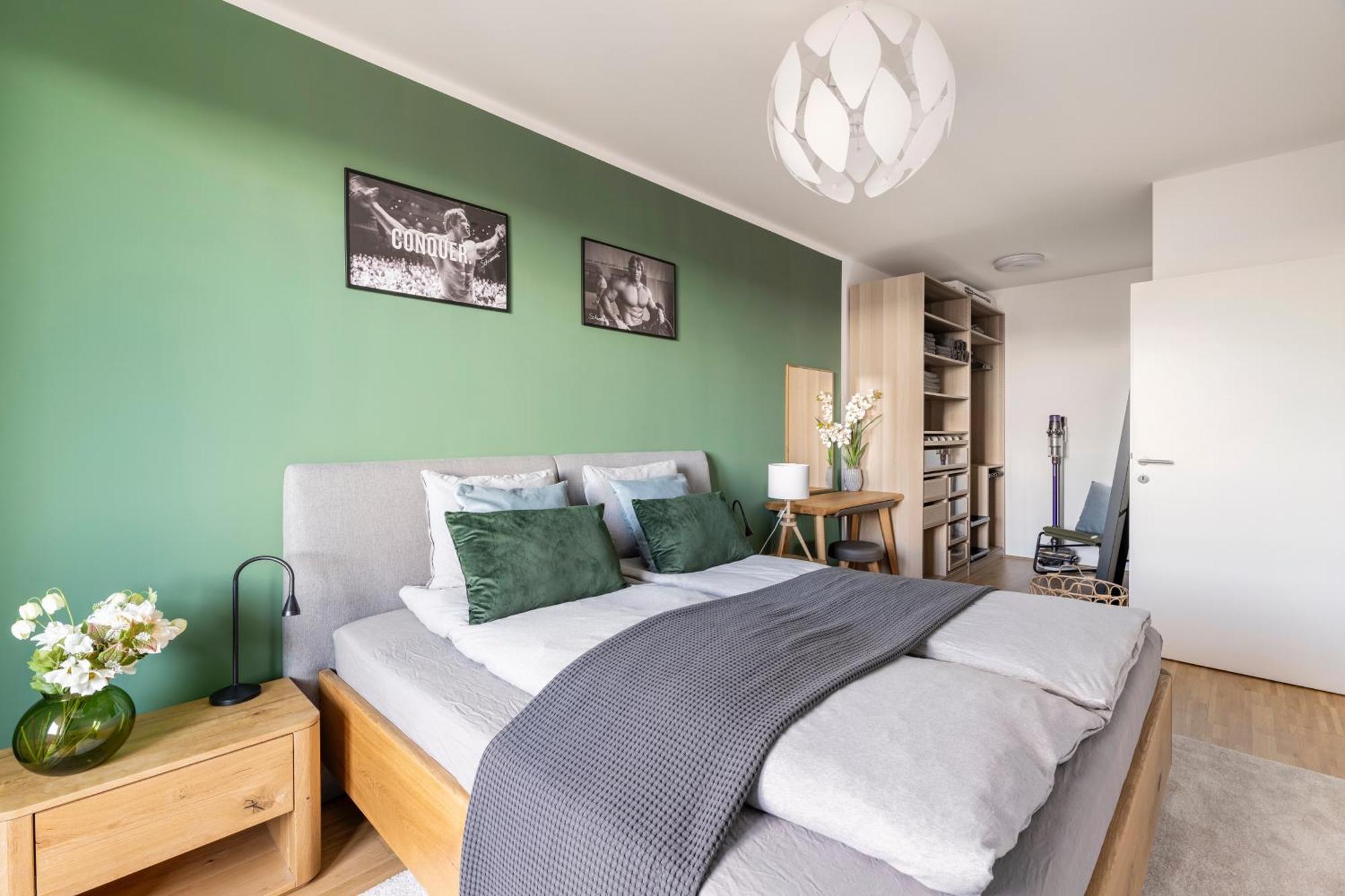 Edler Wohnraum Panoramablick 3 Sz Boxspringbetten, E-Ladestation, Kaffeevollautomat, Klima, Lift, Terrasse & 2Xtg 그라츠 외부 사진
