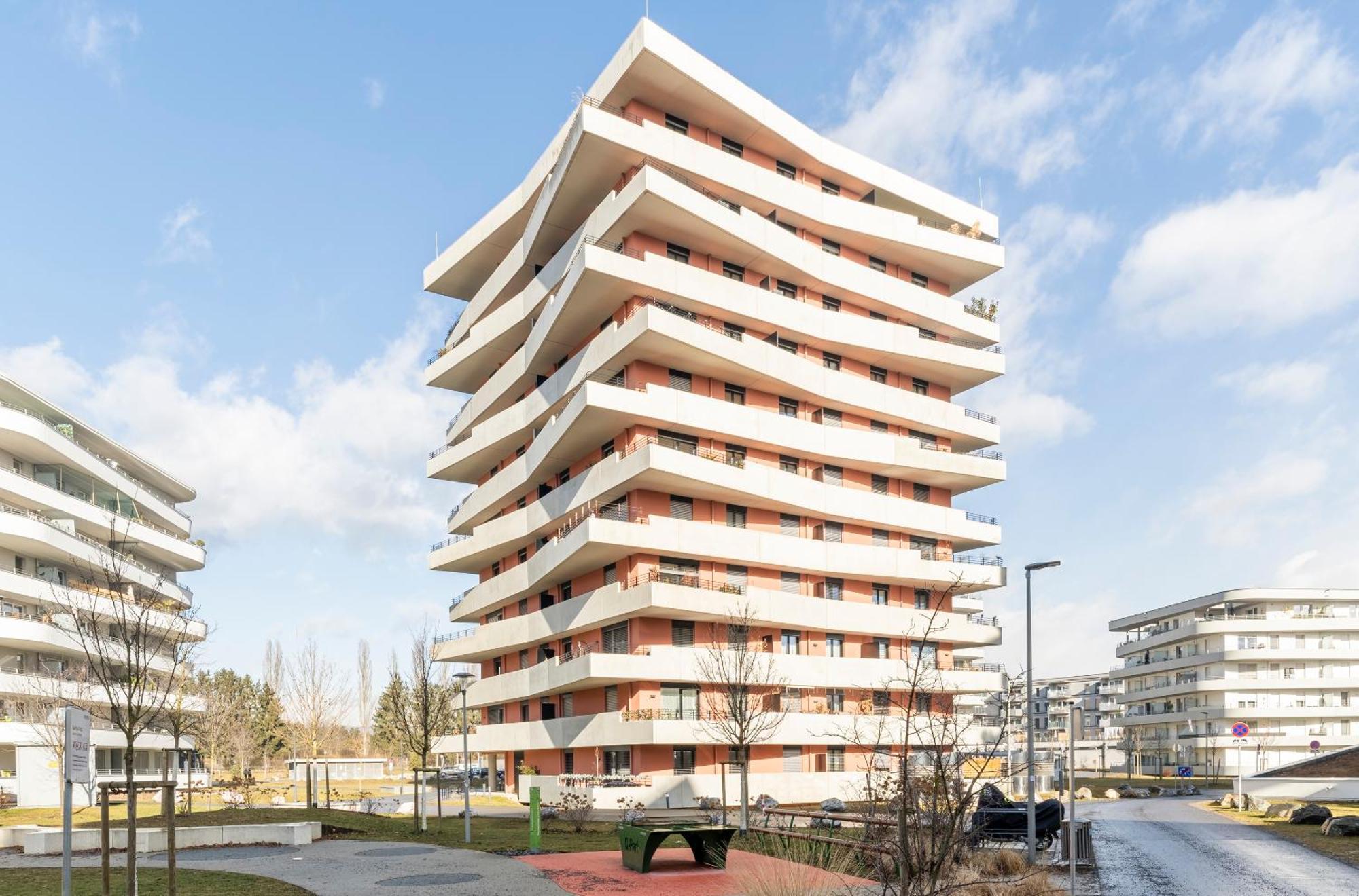 Edler Wohnraum Panoramablick 3 Sz Boxspringbetten, E-Ladestation, Kaffeevollautomat, Klima, Lift, Terrasse & 2Xtg 그라츠 외부 사진